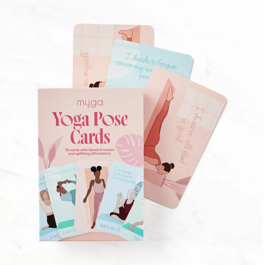 Mini Affirmation Yoga Pose Cards