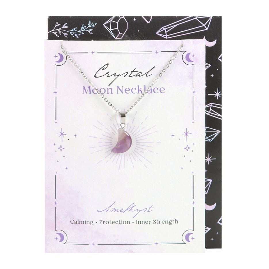 Moon Necklace on Greeting Card