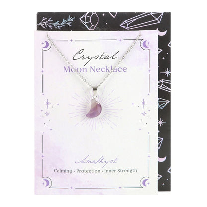 Moon Necklace on Greeting Card