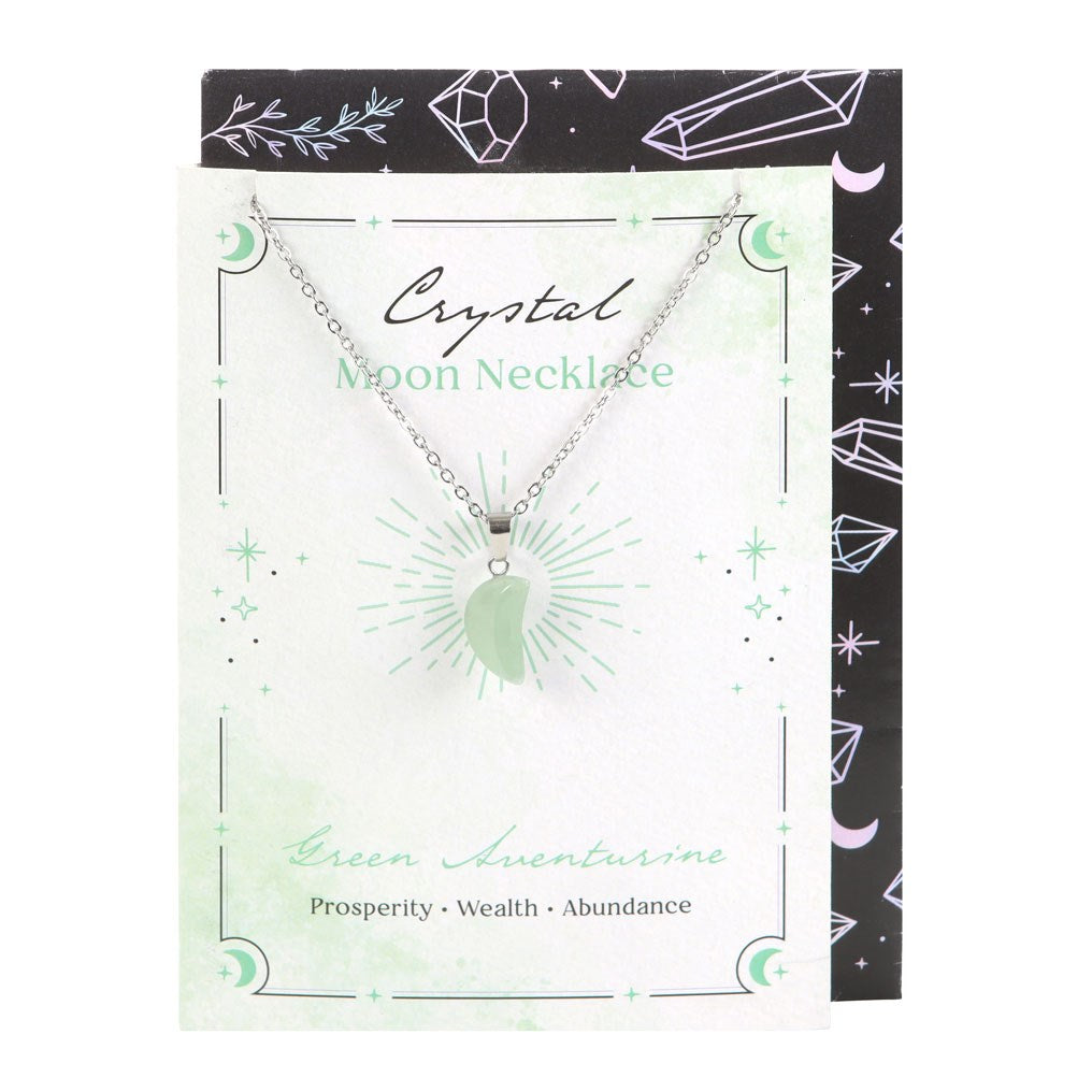 Moon Necklace on Greeting Card