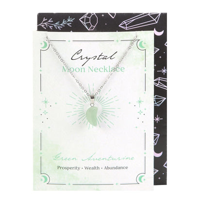 Moon Necklace on Greeting Card