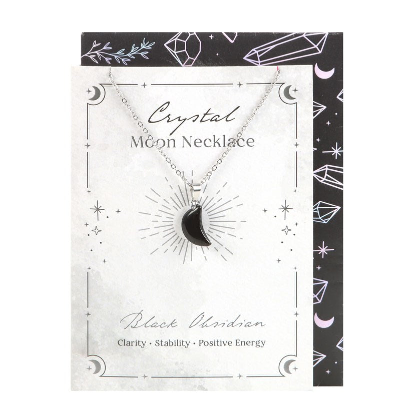 Moon Necklace on Greeting Card