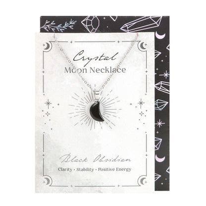 Moon Necklace on Greeting Card