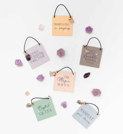 Crystal Hanging Signs