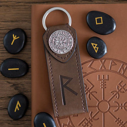 'Raidho' Journey Viking Rune Keyring