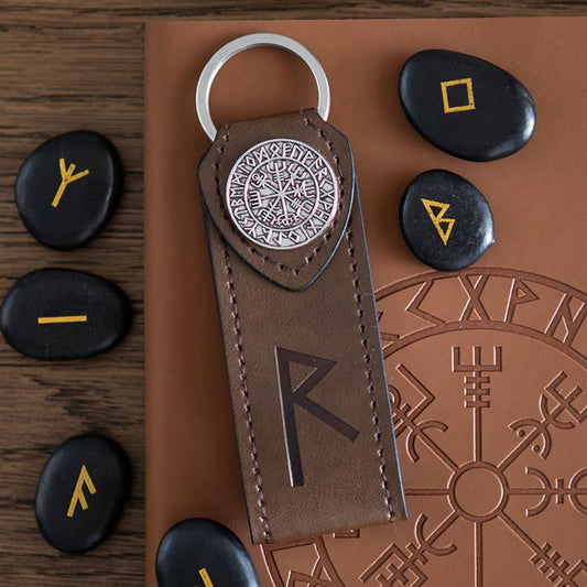 'Raidho' Journey Viking Rune Keyring