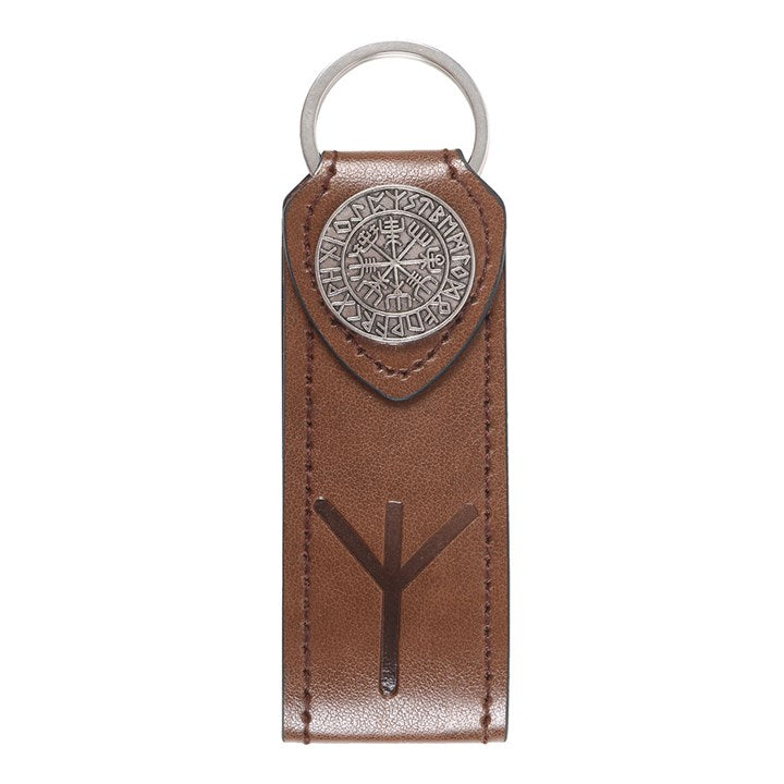 'Algiz' Protection Viking Rune Keyring