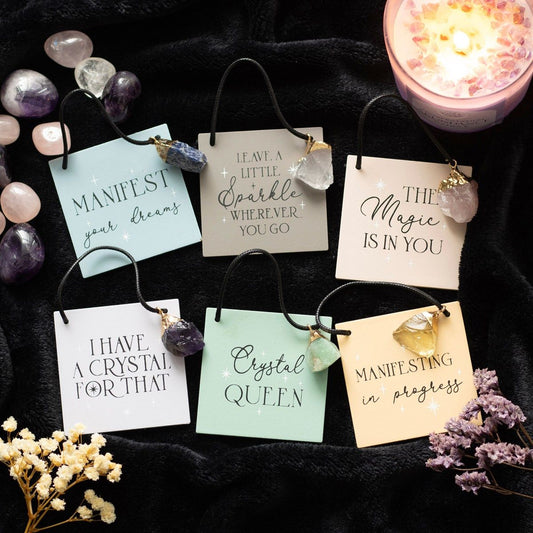 Crystal Hanging Signs