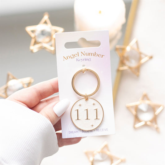 Angel Number Keyring