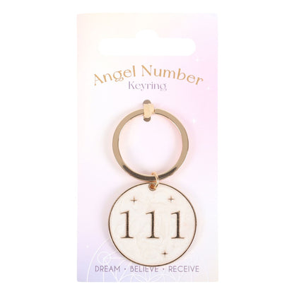 Angel Number Keyring