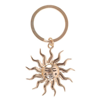 Gold Sun Keyring 'You Are My Sunshine'