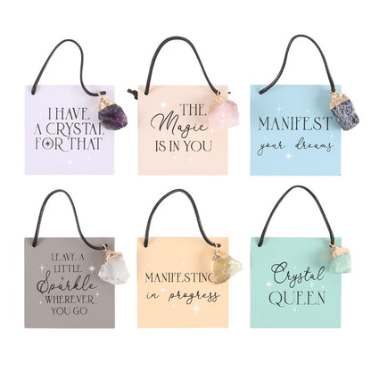 Crystal Hanging Signs